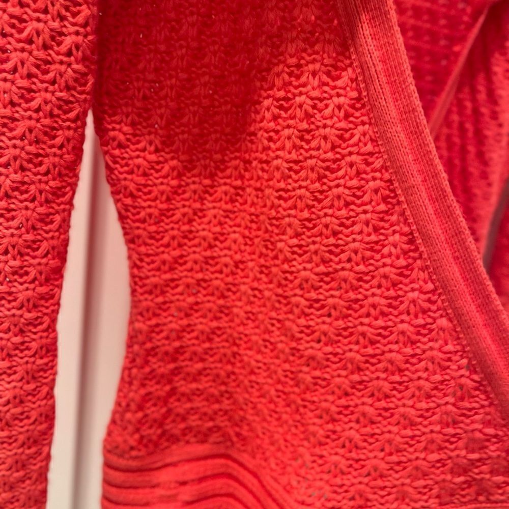 Cache Side Bucket Open Wrap Knit Cardigan.Size S - Picture 10 of 16